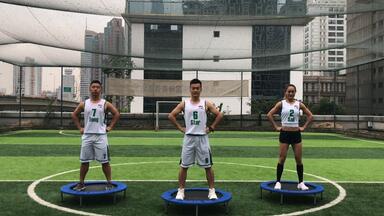 1012<em class="keyword">jump蹦床</em>教程#动感音乐高效燃脂瘦全身