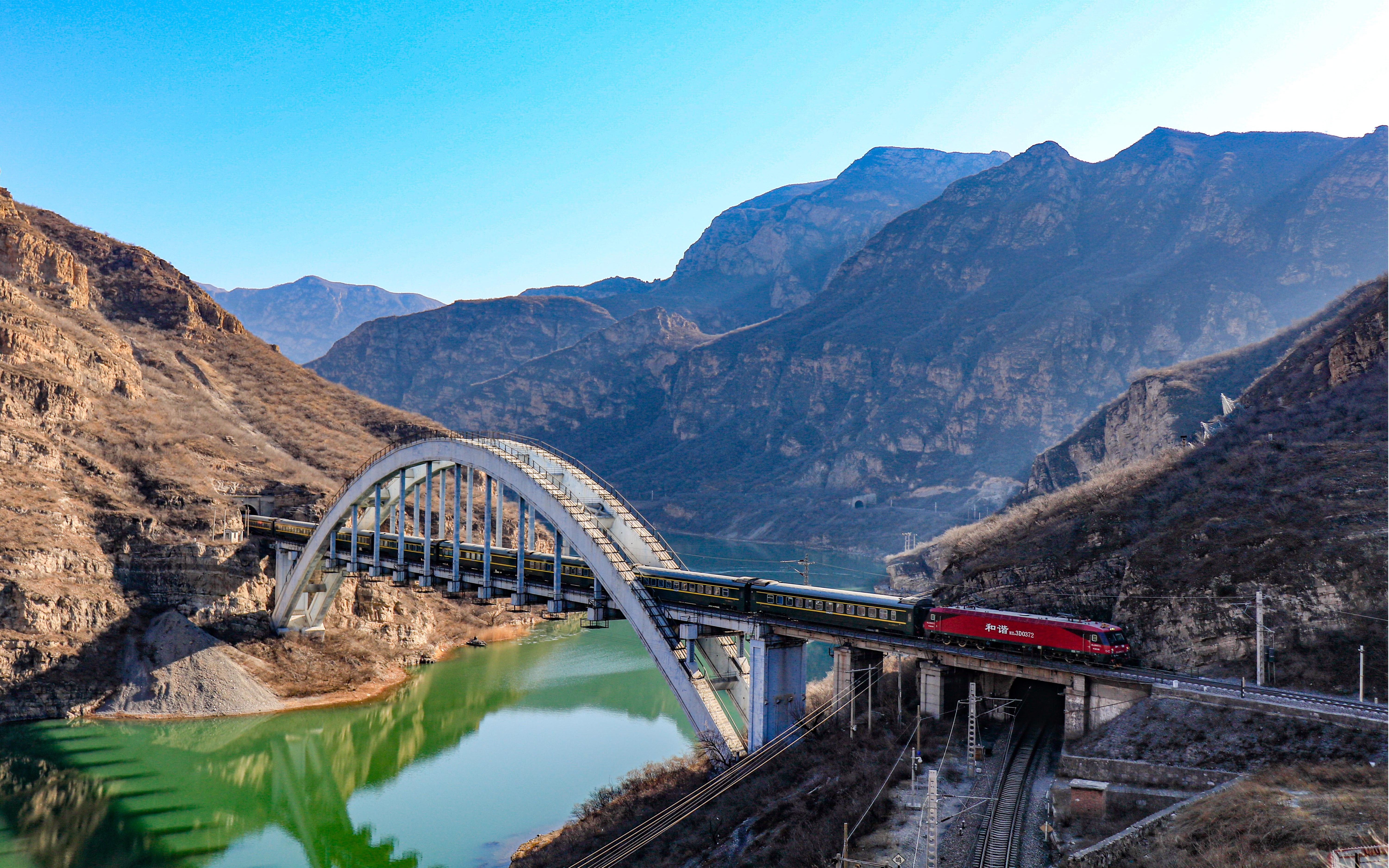 [图]【中国铁路】永定河7号桥 -丰沙线之冬