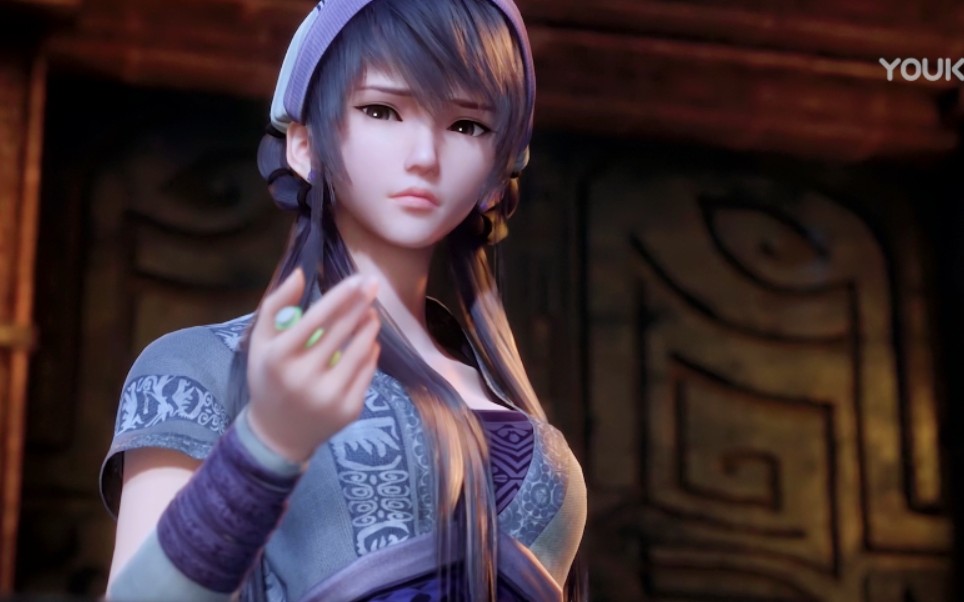 聂蓉石室外诀别