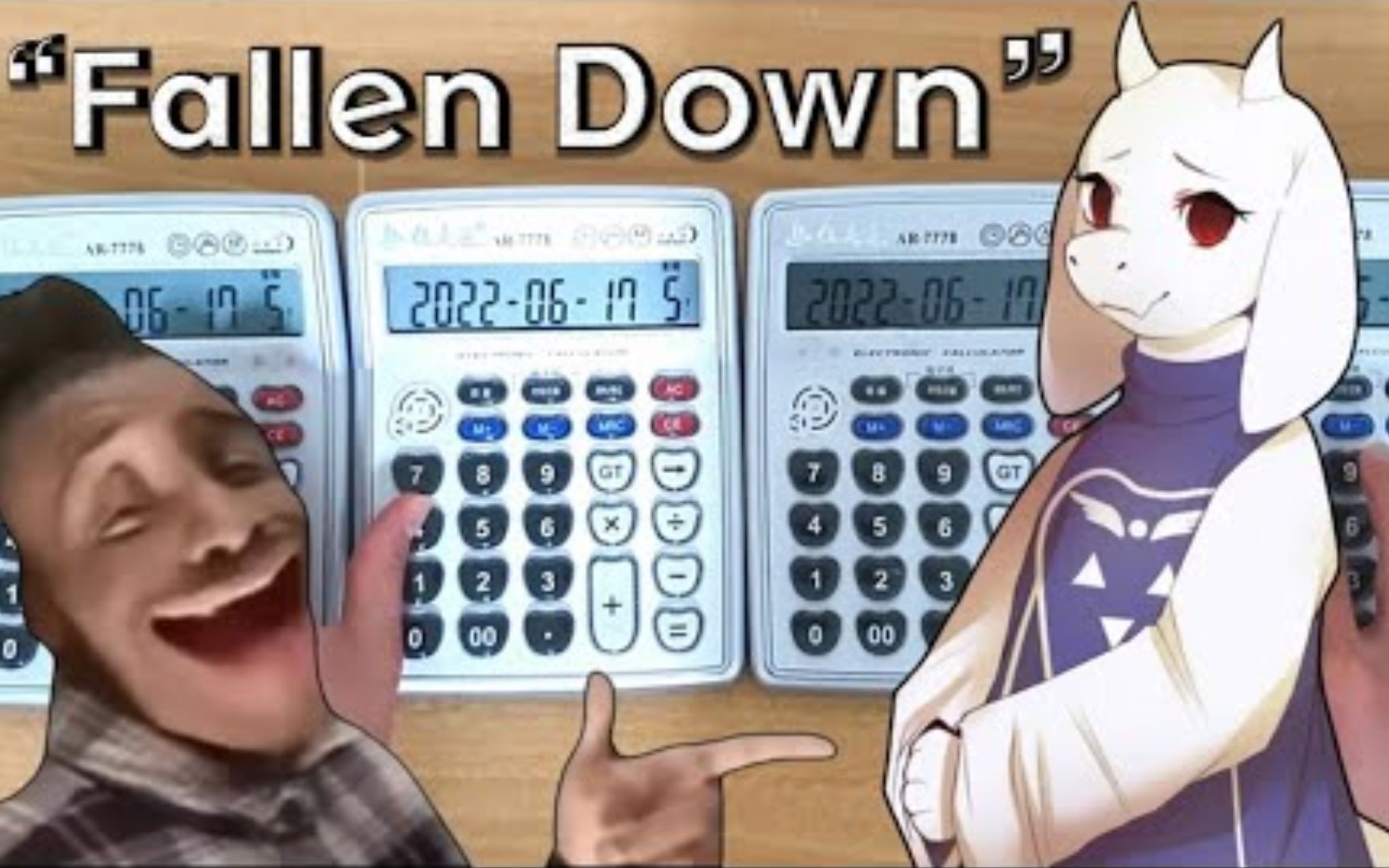 [图]用4台计算器演奏UNDERTALE中的《Fallen Down》