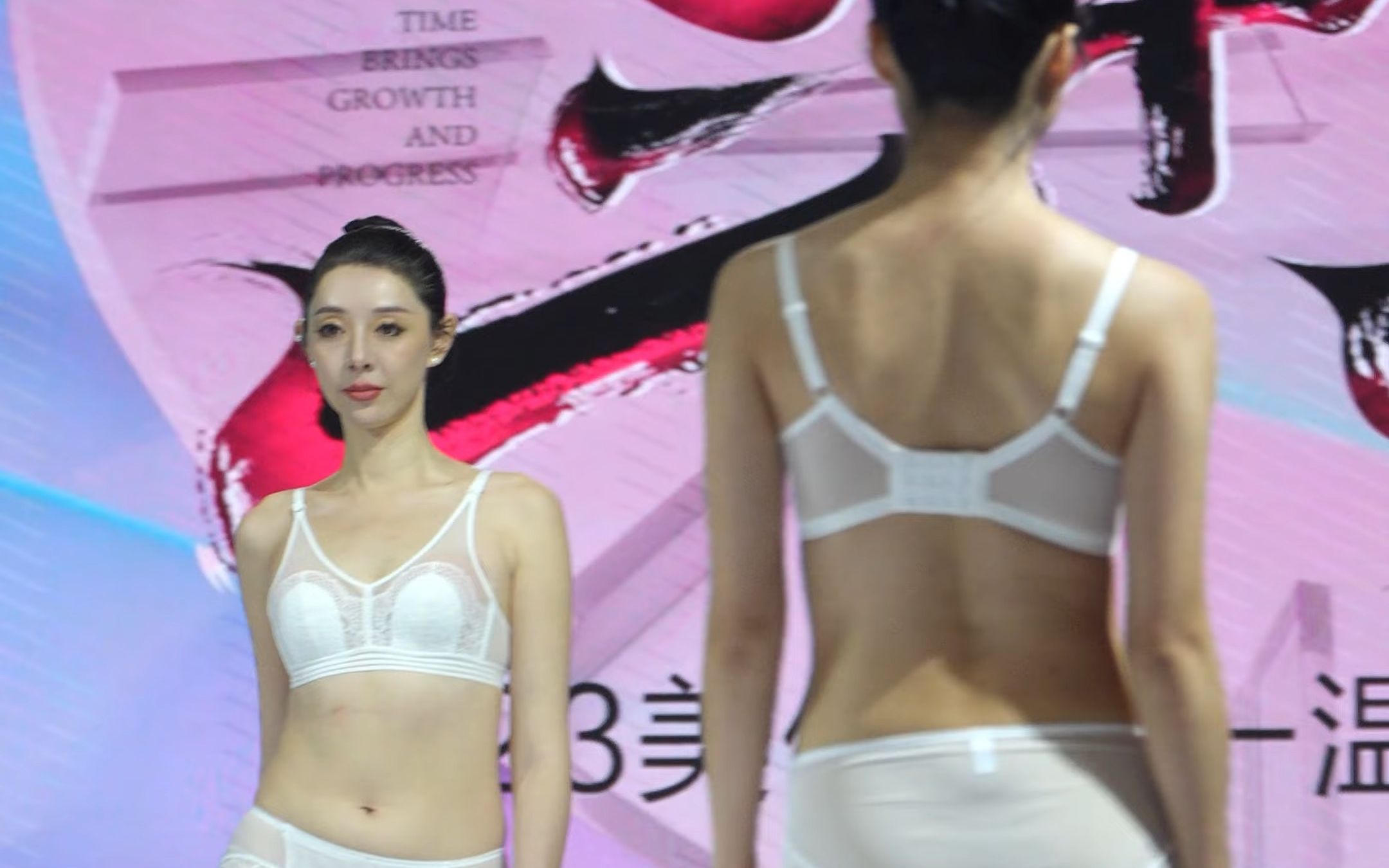 4K 2023广州CKIW针博会 品牌内衣走秀 01 sexy underwear walk show哔哩哔哩bilibili