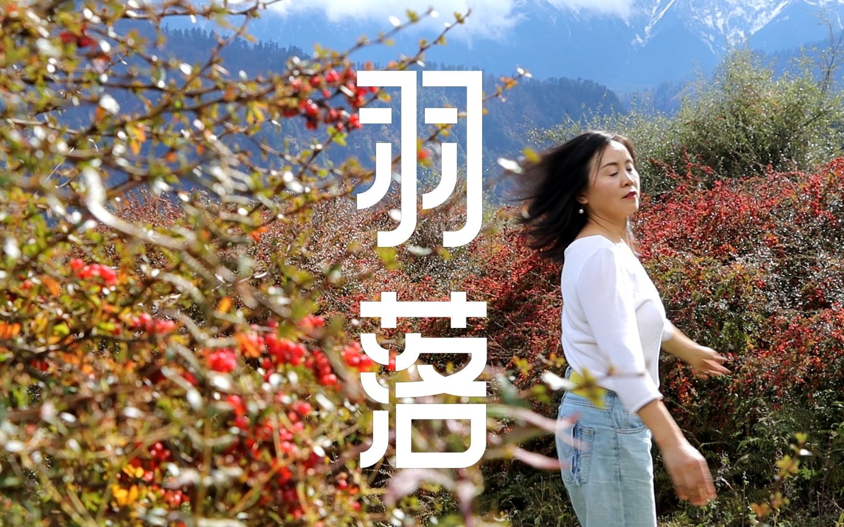 超美古风乐:平生不晚 -《羽落》 最美彩林季 户外国风舞蹈美拍大片