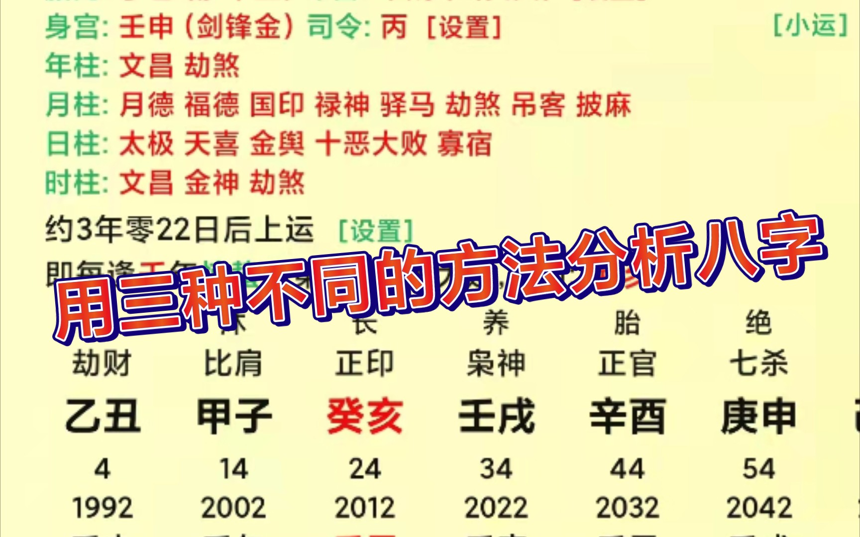 旺衰,盲派,古法子平,这是目前比较流行的三种分析八字的方法.今天我三种方法分析同一个八字哔哩哔哩bilibili