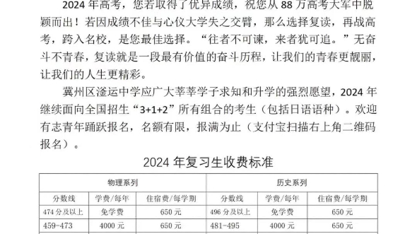 河北冀州滏运中学,今年高考出成绩后,冲上热搜的学校,帮同学们高考圆梦的摇篮.有想复习的同学,不限地区不限学籍,联系我吧13784840027哔哩哔...