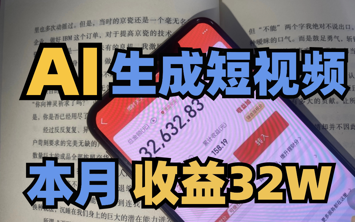 抖音短视频之【ai生成视频新手教程】视频可以AI全自动创作了,全程无需自己动手!抖音起号涨粉实操教程分享,各种短视频教程让你的账号快速涨粉变现...