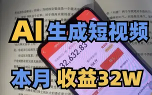 Download Video: 抖音短视频之【ai生成视频新手教程】视频可以AI全自动创作了，全程无需自己动手！抖音起号涨粉实操教程分享，各种短视频教程让你的账号快速涨粉变现