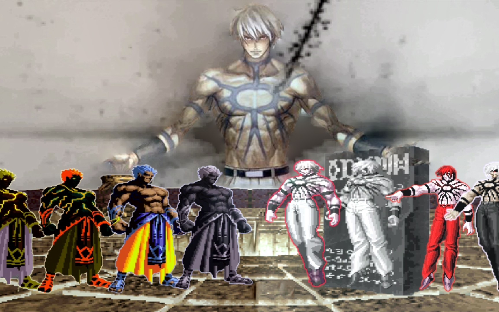 拳皇mugen 无界vs克隆大蛇_哔哩哔哩bilibili