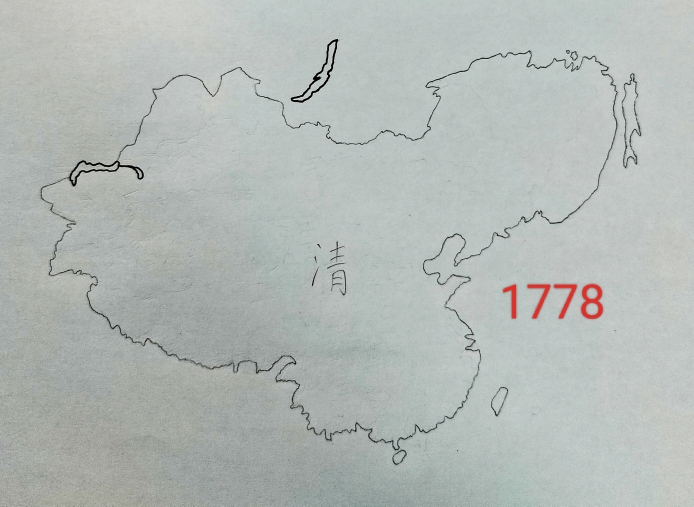 1778年清朝版图哔哩哔哩bilibili