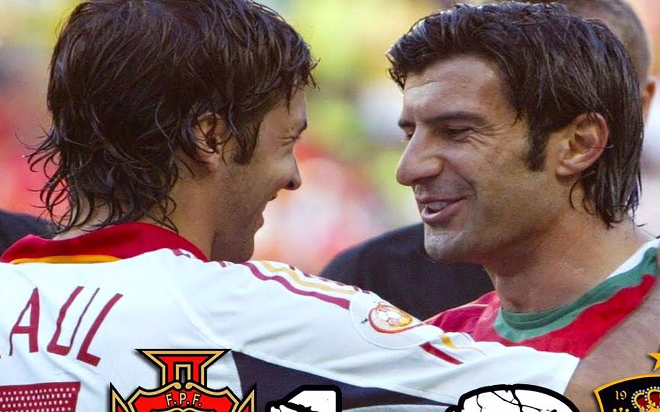 西班牙大战葡萄牙,劳尔见到菲戈,只需要一个眼神就懂了_哔哩哔哩_bili