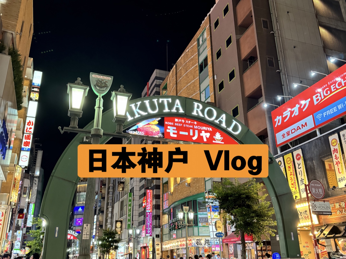 在日本神户吃帝王蟹的一晚