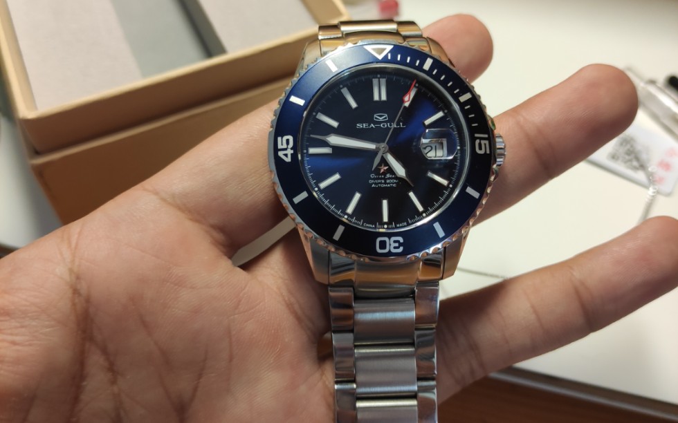 海鸥海洋之星型号816523海鸥机械表