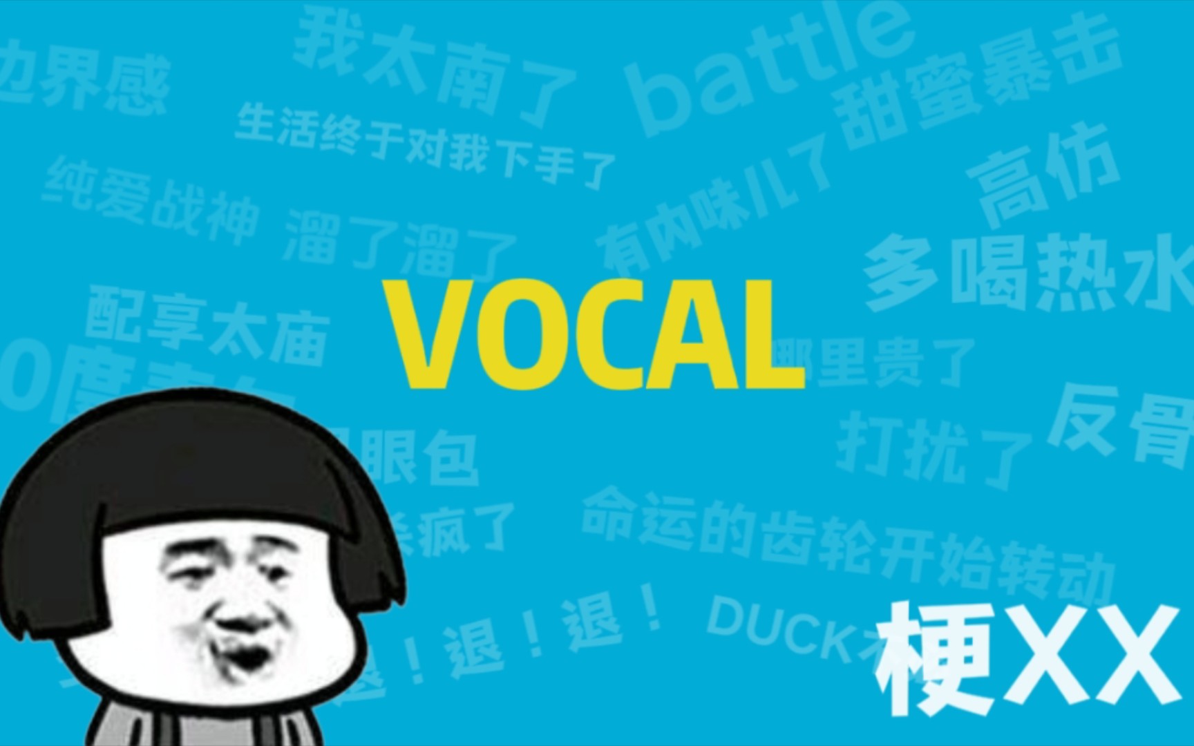 Vocal是什么梗 一说话满脑子都是Vocal!哔哩哔哩bilibili