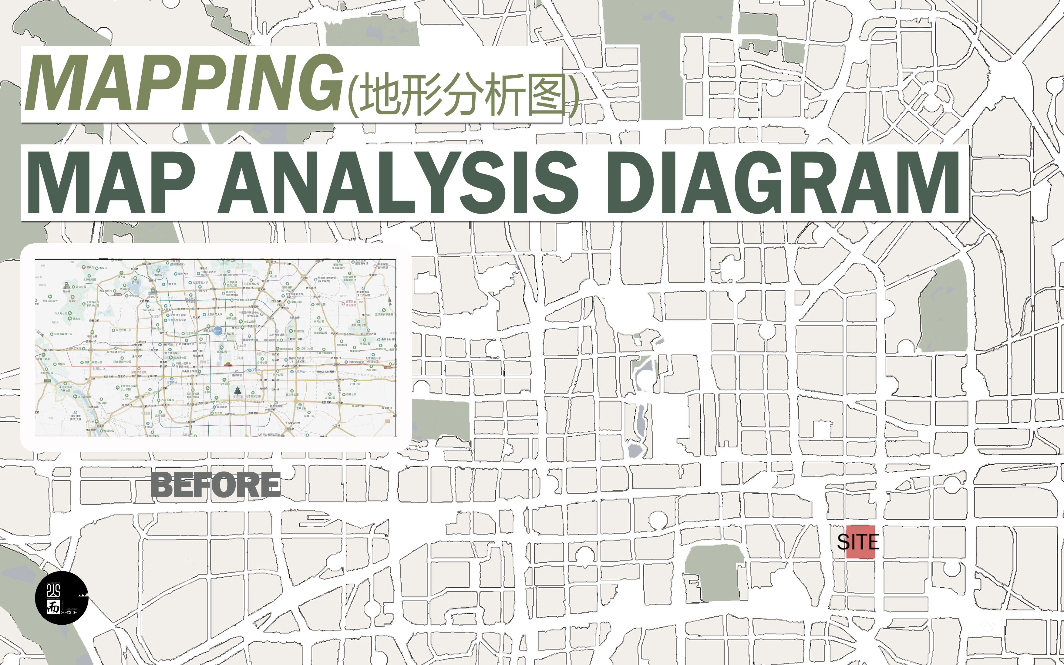 建筑设计作品集制作site analysis快速搞定场地分析图(修改版)哔哩哔哩bilibili