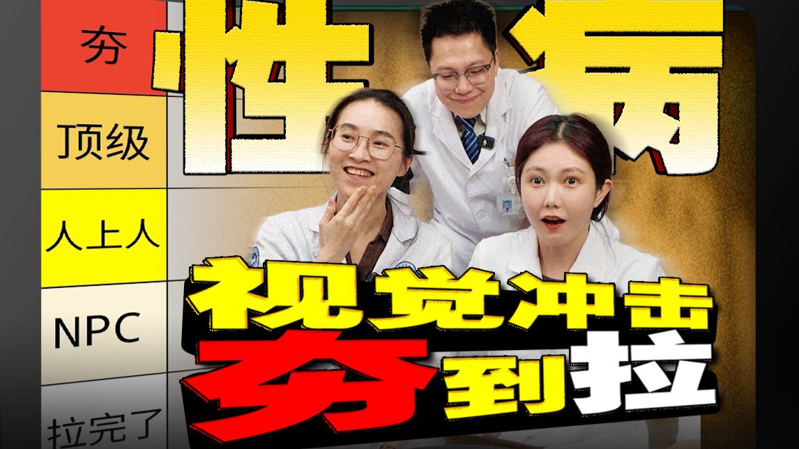 性病视觉冲击从夯到拉！