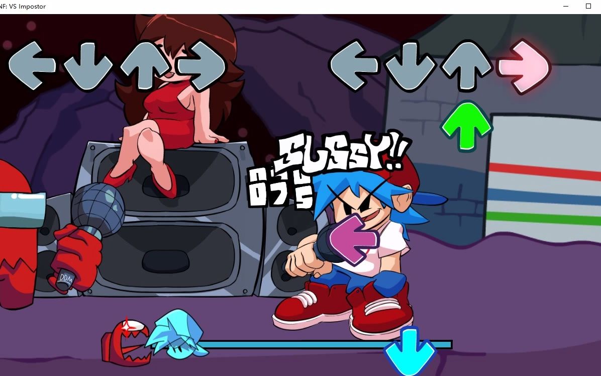 firday night funkin(fnf)hd高清版vs imposter小红冒名顶替者.