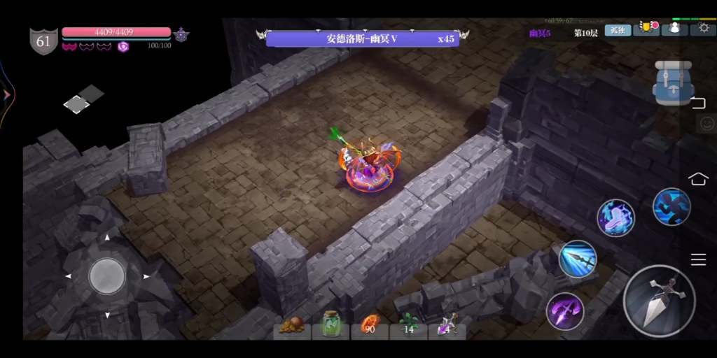 魔渊之刃,低强化双生魅影枪,轻松过幽冥难度5第十层亡灵法师