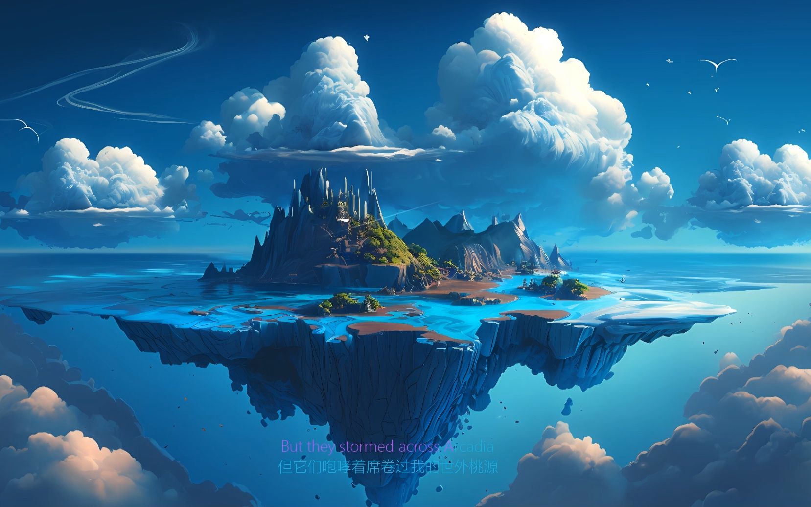 thefatrat / riell-hiding in the blue