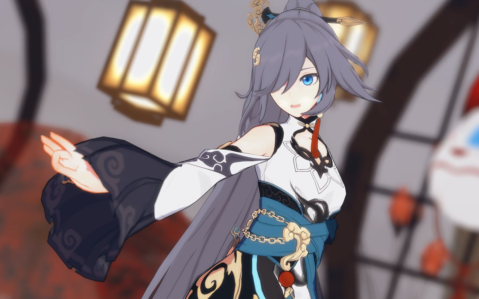 崩坏3mmd符华横竖撇点折云墨丹心