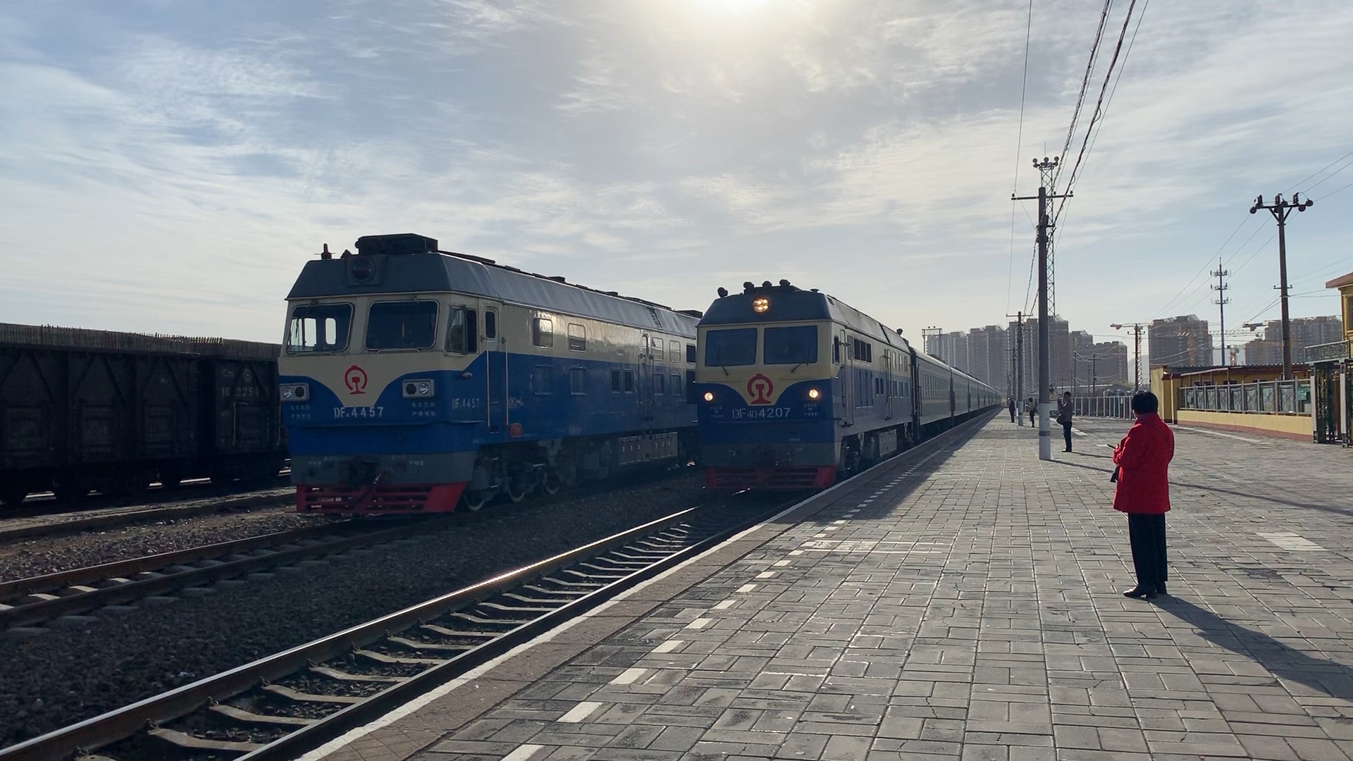 【火车迷】k1458密云北站进站