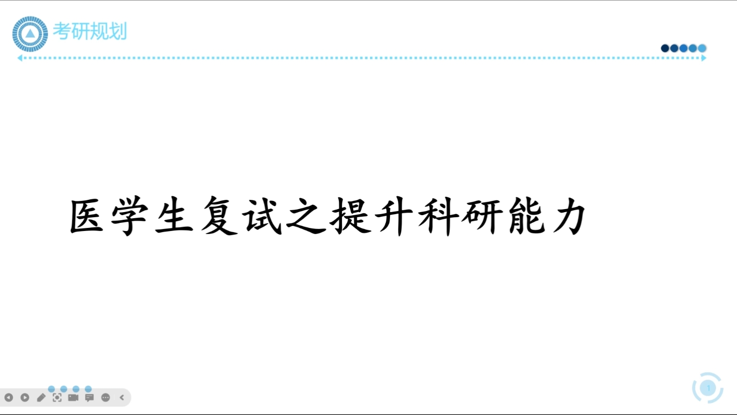 医学生复试零基础提升科研能力哔哩哔哩bilibili