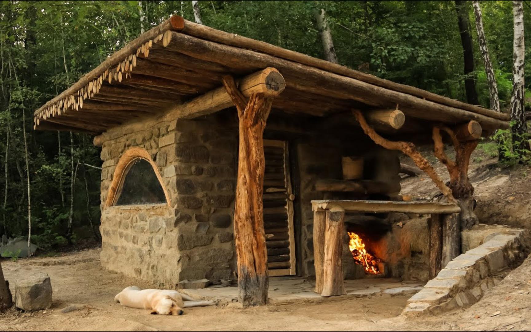 荒野建房子图片