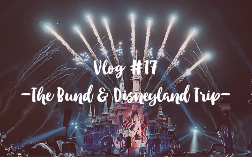 vlog17–朋友来上海玩外滩夜景坐观光车迪士尼乐园5周年烟火