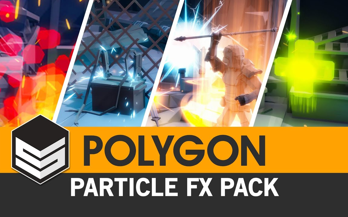 【Unity3D特效素材分享】Polygon Particle FX Pack (Unity)哔哩哔哩bilibili