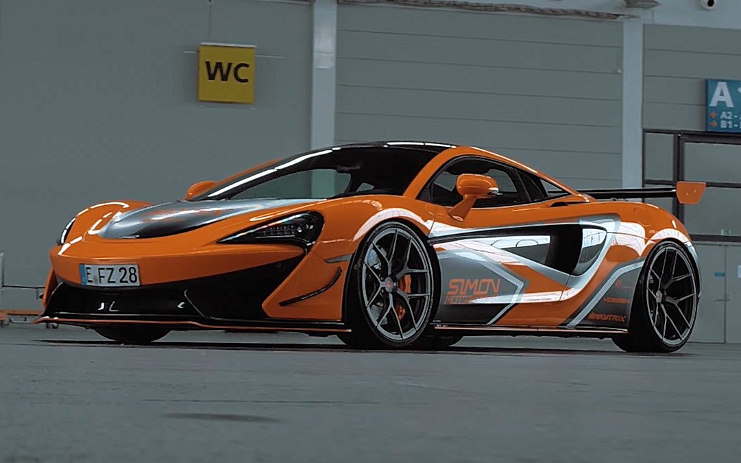 [vossen]迈凯伦 570s 改装案例 - 锻造轮毂s21-01 [2k画质]_哔哩哔哩