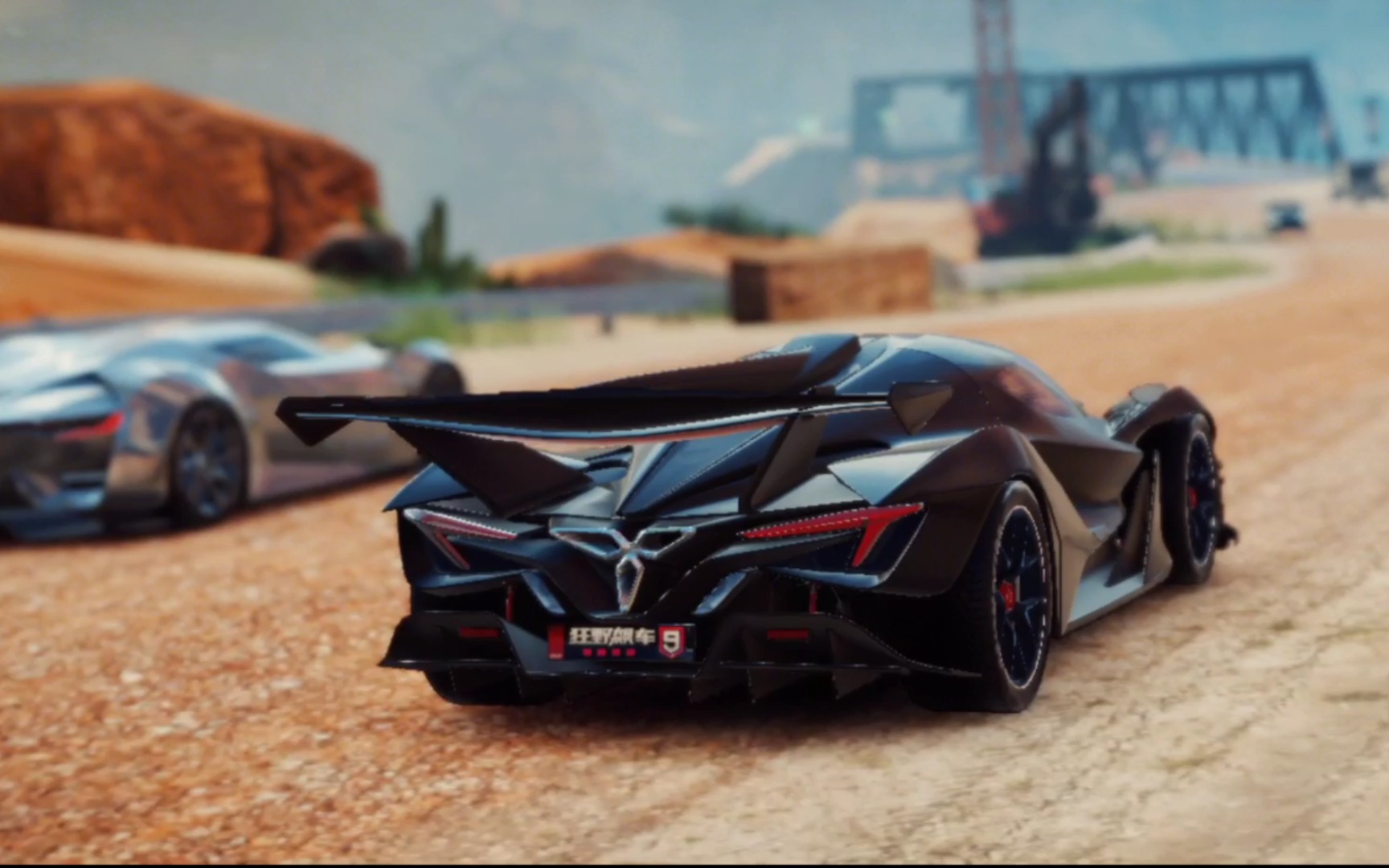 狂野飙车9 全力冲刺 沙漠高速 终点冲刺 一8215阿波罗ie 1:49渣跑