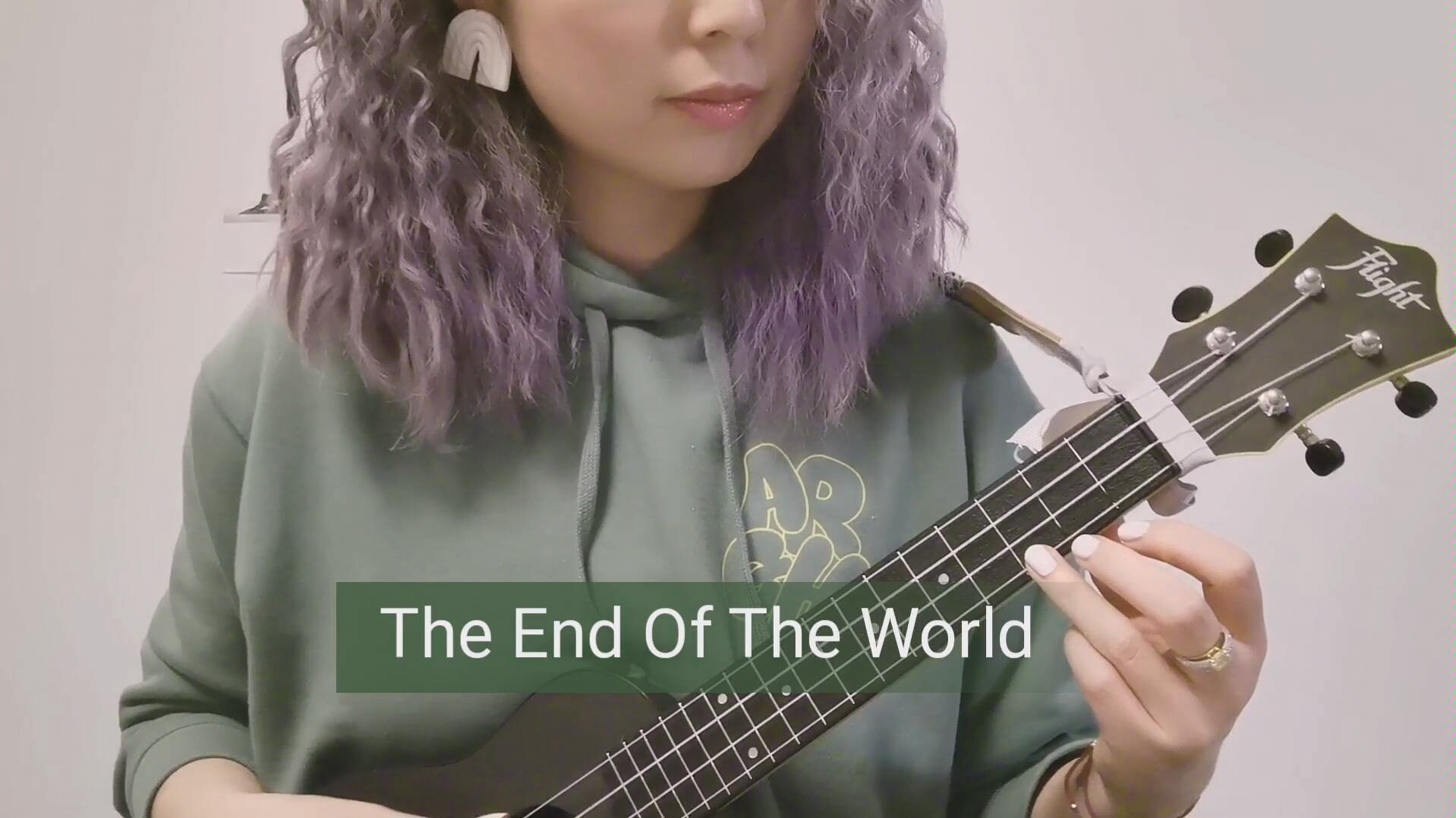 [图]尤克里里Ukulele ‖ 邓紫棋<后会无期>的英文原版: The End Of The World‖WEEK7