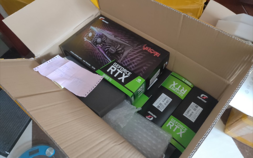 40w花重金收3060ti七彩虹火神共40张