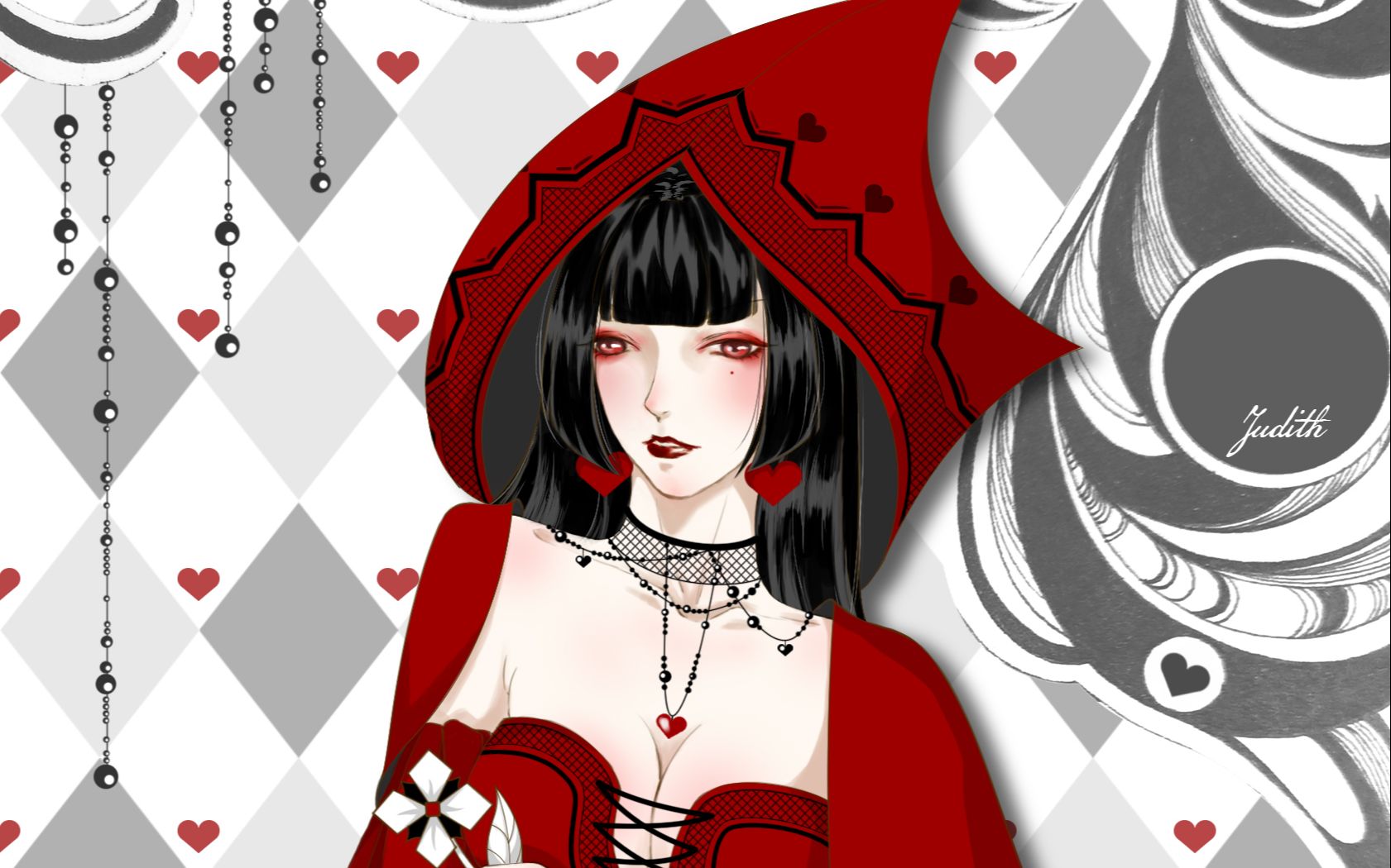 【笑狸子的扑克牌们】红桃皇后