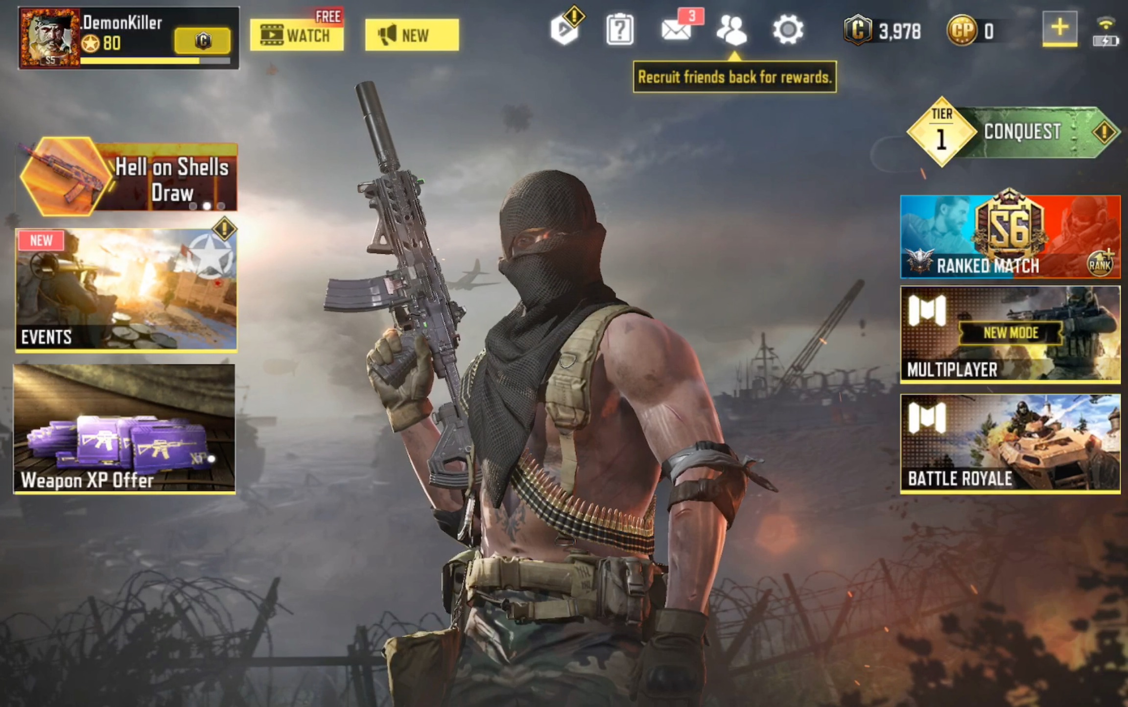 (使命召唤手游)国际服低价区低氪通行证号,急出!