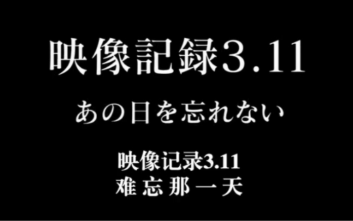 【NHK纪录片】《映像记录311》2011东日本地震海啸事发三日全记录【完整版自存】哔哩哔哩bilibili