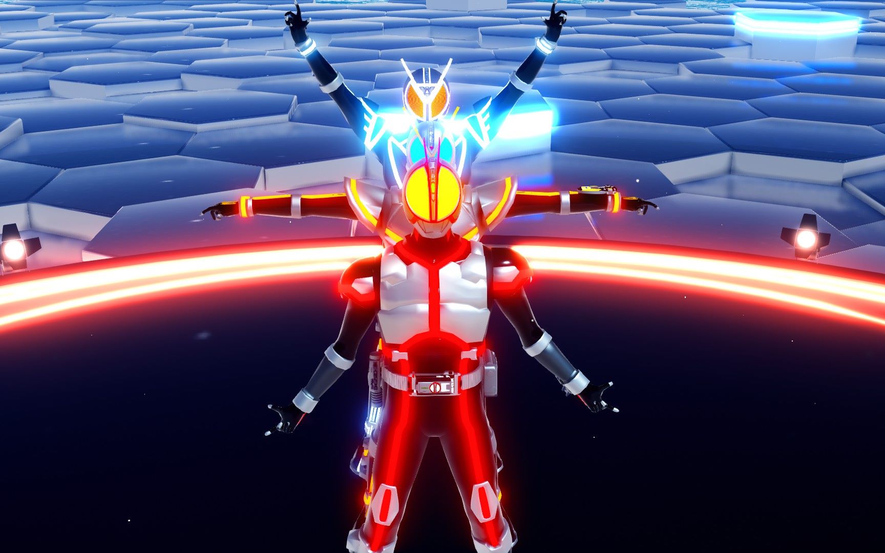 假面骑士mmd假面骑士555三骑共舞wave