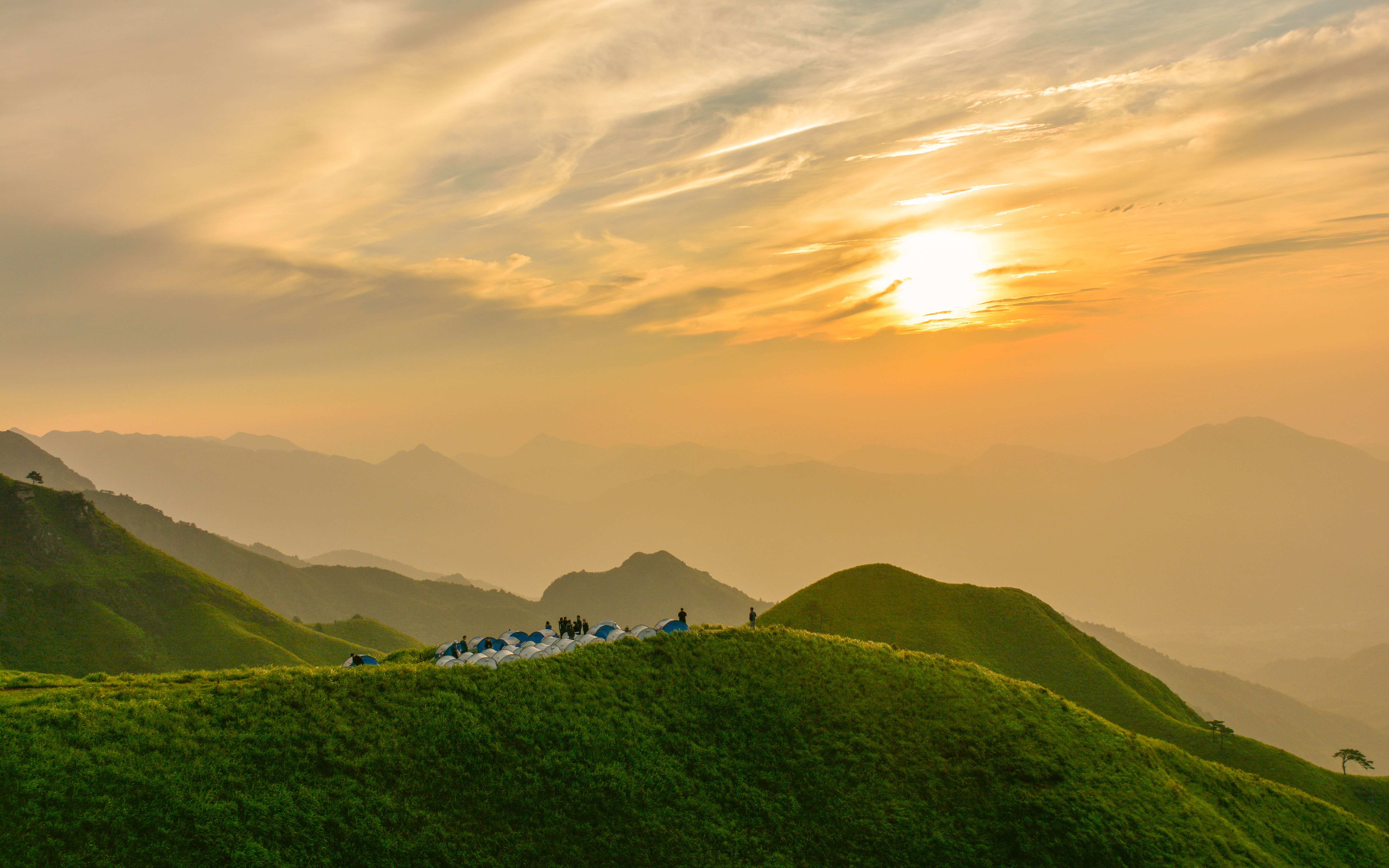 云上草原武功山图片