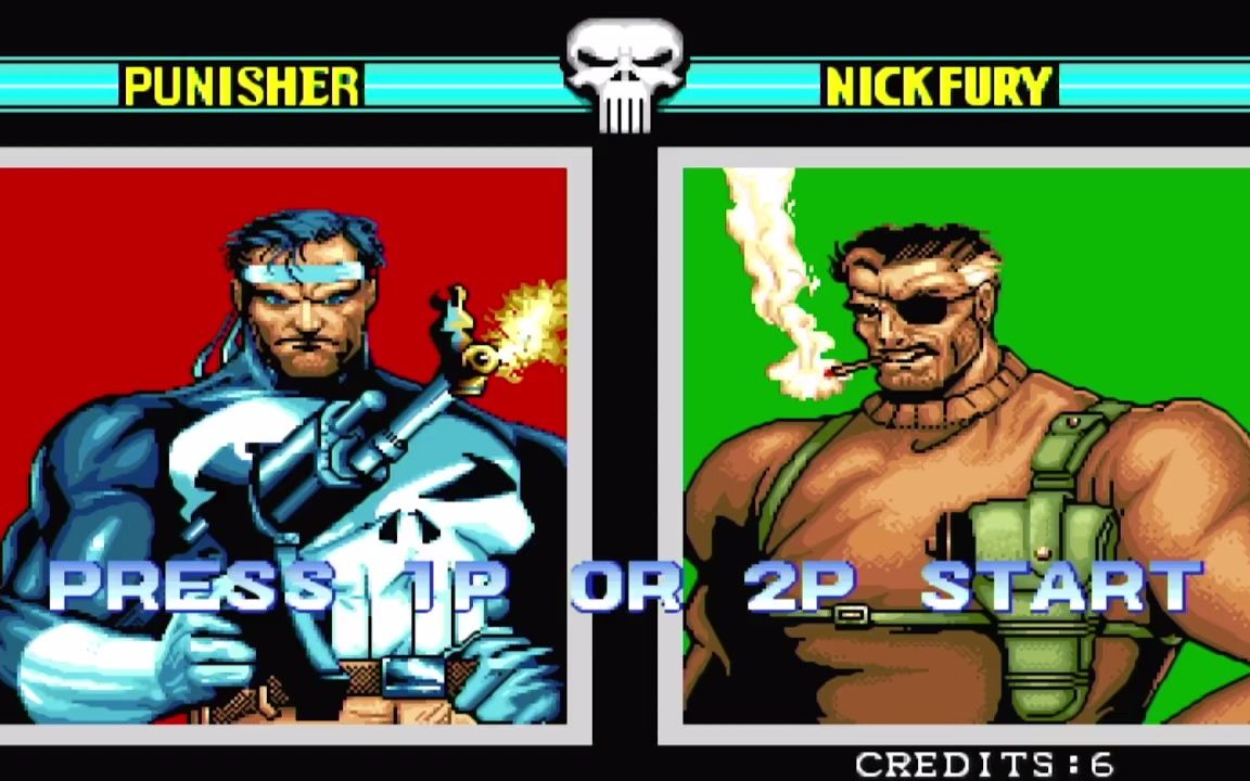 街机游戏惩罚者通关最后一关boss实在太胖了