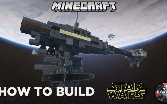 elcestrus尼布隆b级护航护卫舰千年隼110比例starwars我的世界建筑