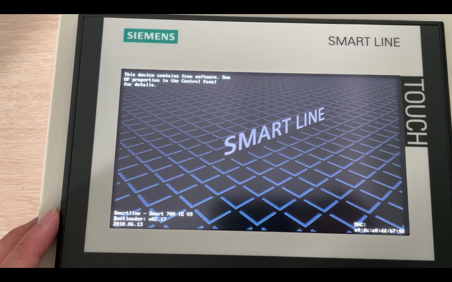 西门子smart触摸屏ip地址怎么修改?