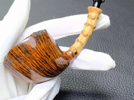 小默烟斗瘤皮自由式竹节石楠木手工烟斗