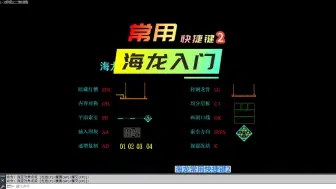 Descargar video: 海龙入门常用快捷键2