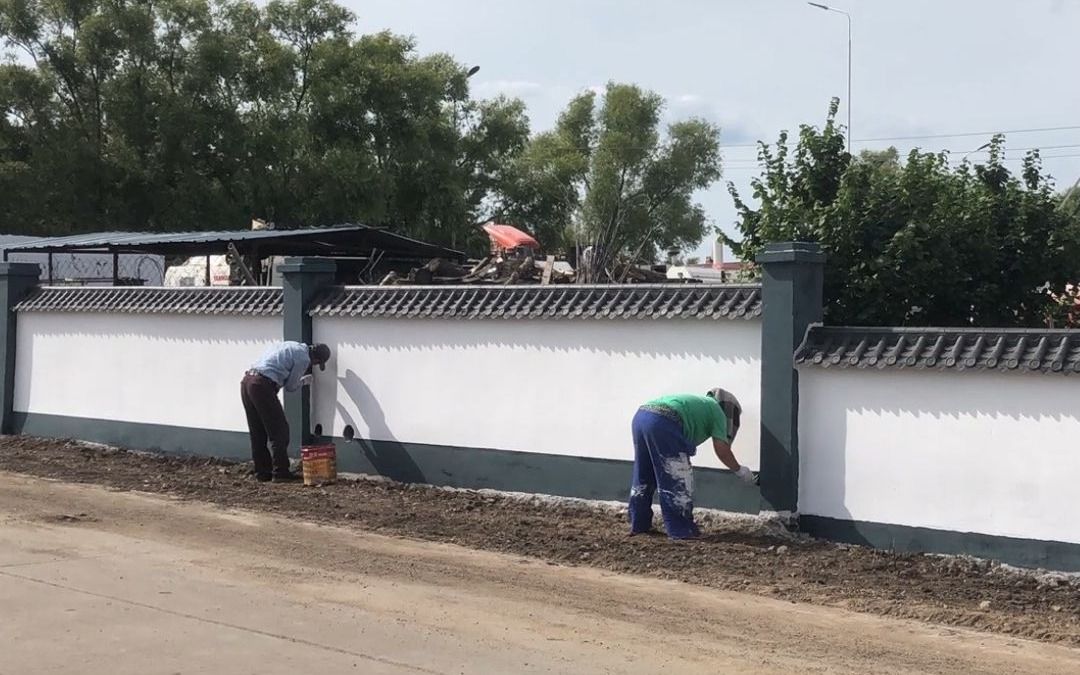 农村院墙用什么瓦便宜又好看?#37墙双面瓦 #围墙墙帽