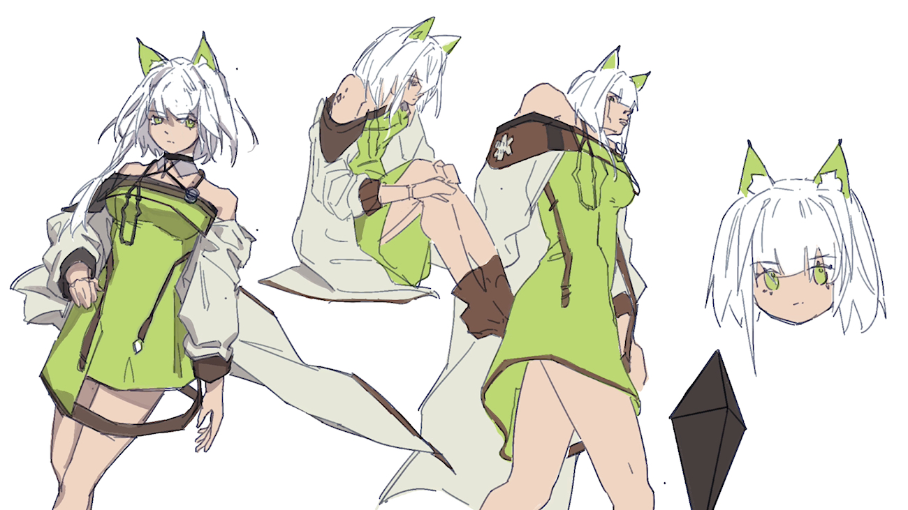 【明日方舟/凯尔希】画技,乐品和整活总得有一个吧