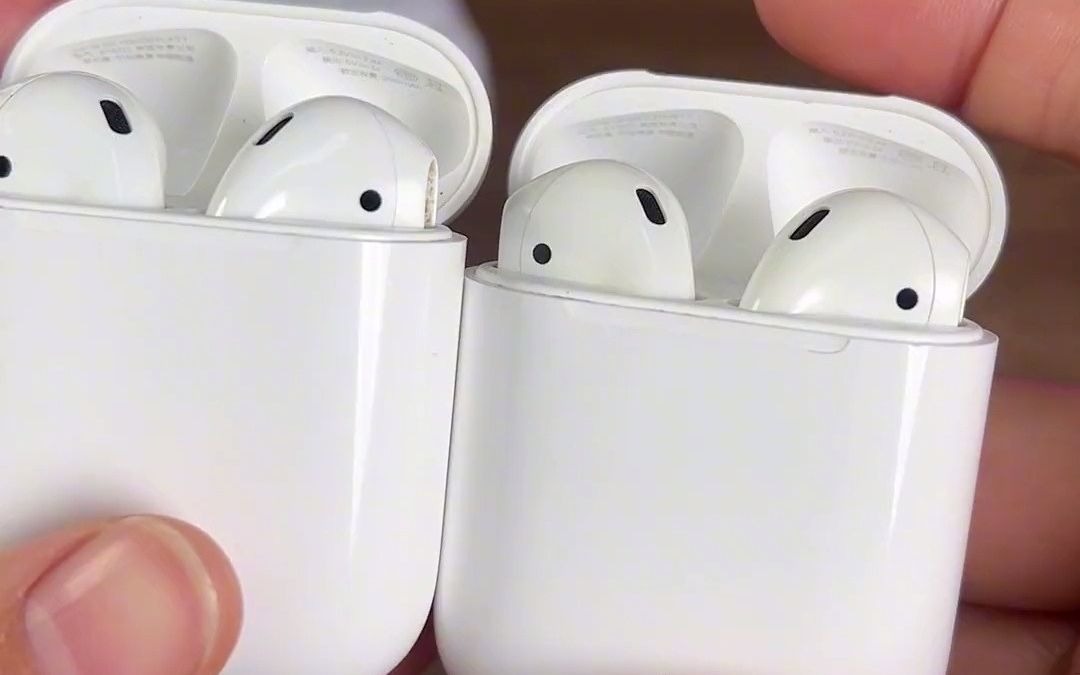 32_#苹果airpods 一代跟二代如何分辨,外观都一样小心被坑,一分钟让你