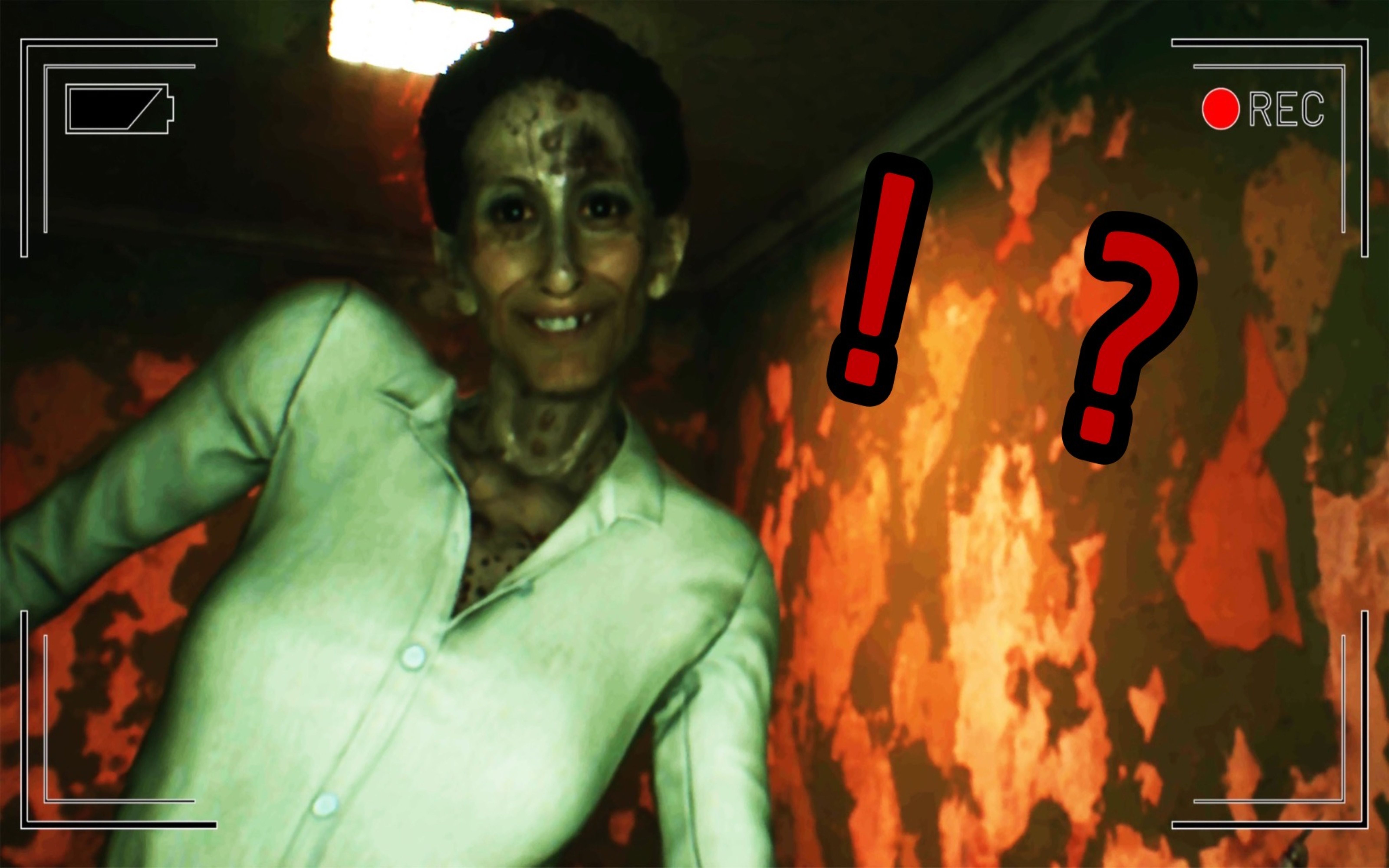 我在医院里拍到诡异的微笑女子