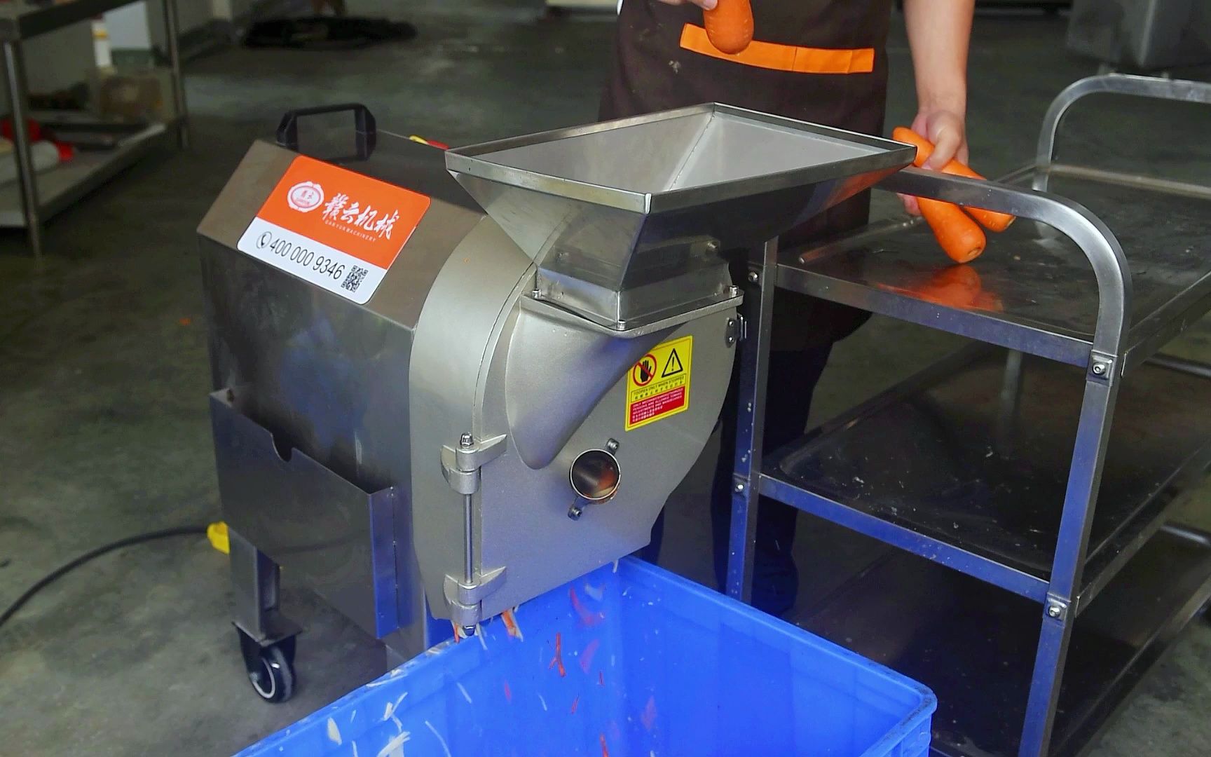 土豆胡萝卜全自动切丝机,商用球茎类果蔬切丝设备