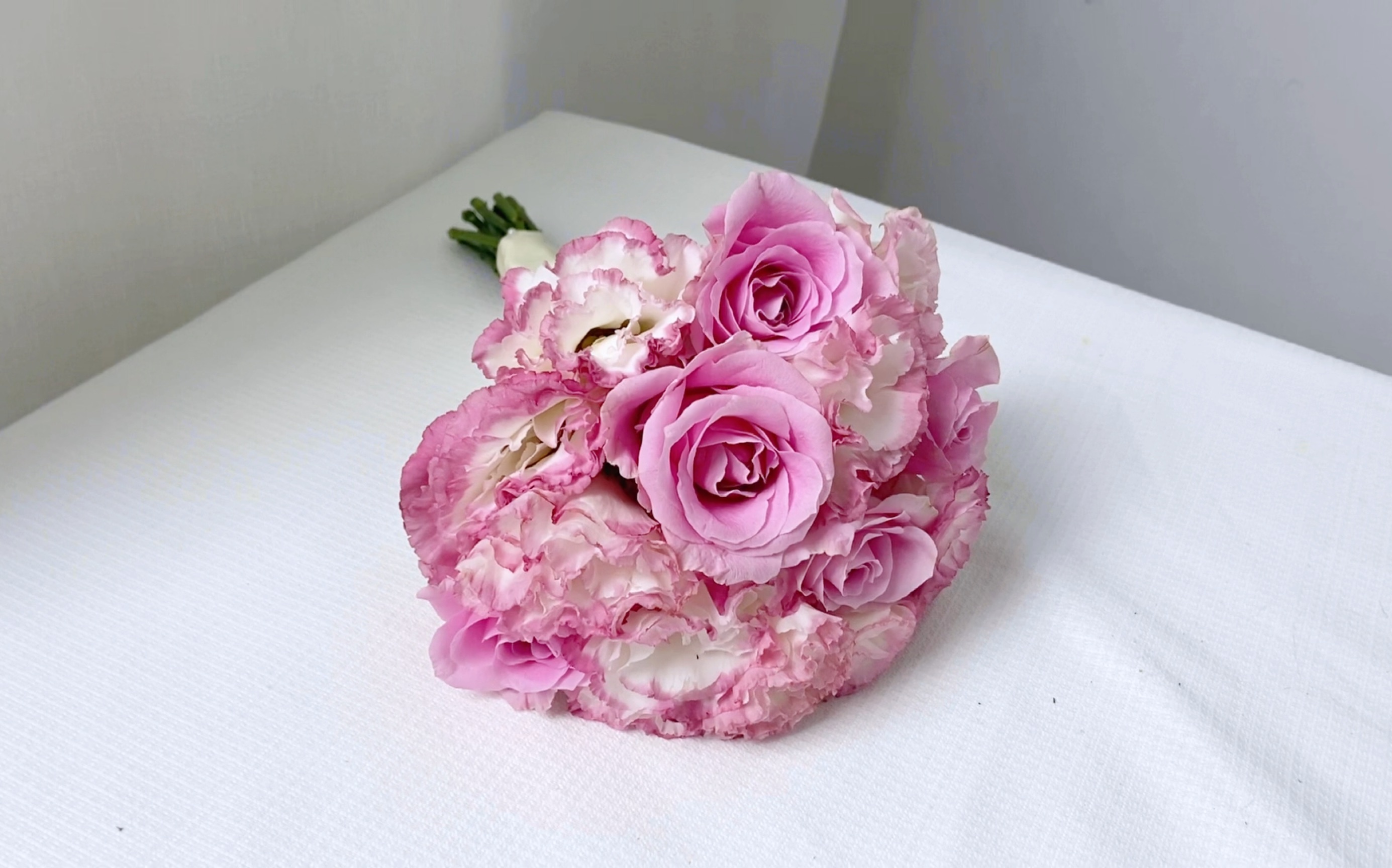 贵阳花店|粉色系领证手捧花制作教程