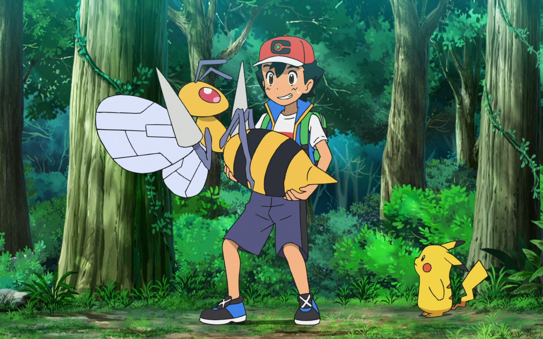 《精灵宝可梦 目标是宝可梦大师》片段:捡个小智 家人们