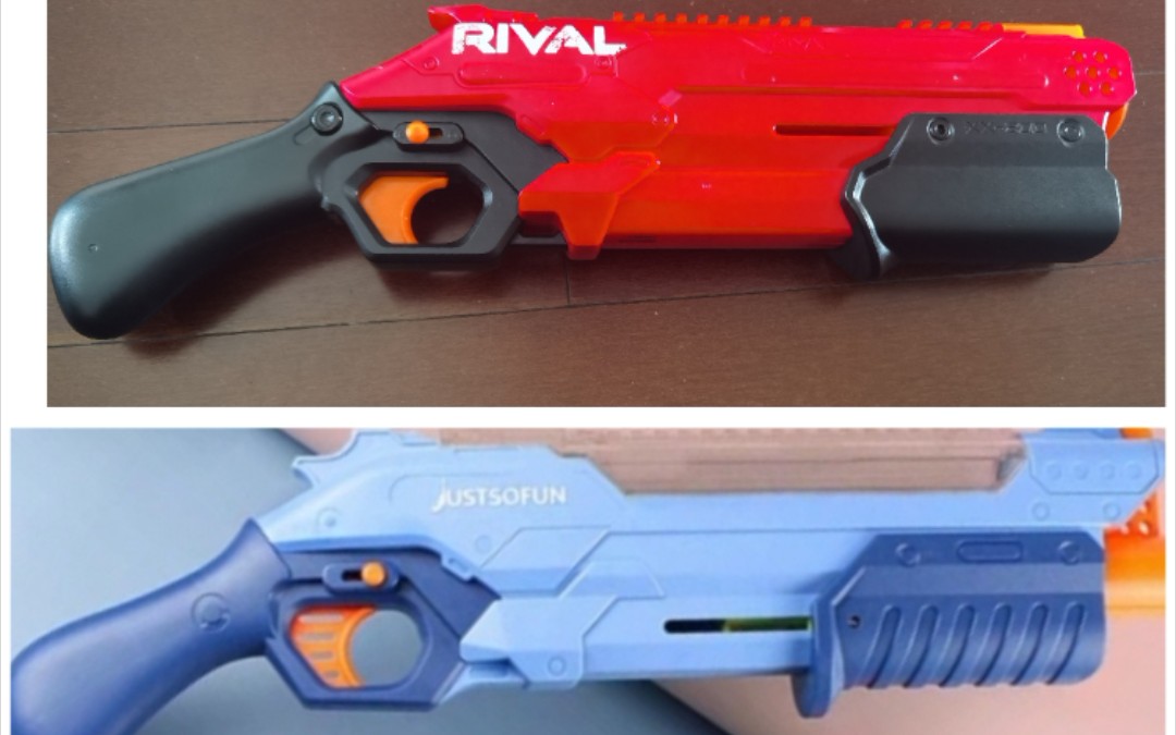 淘宝惊现抄袭nerf骇客软弹枪