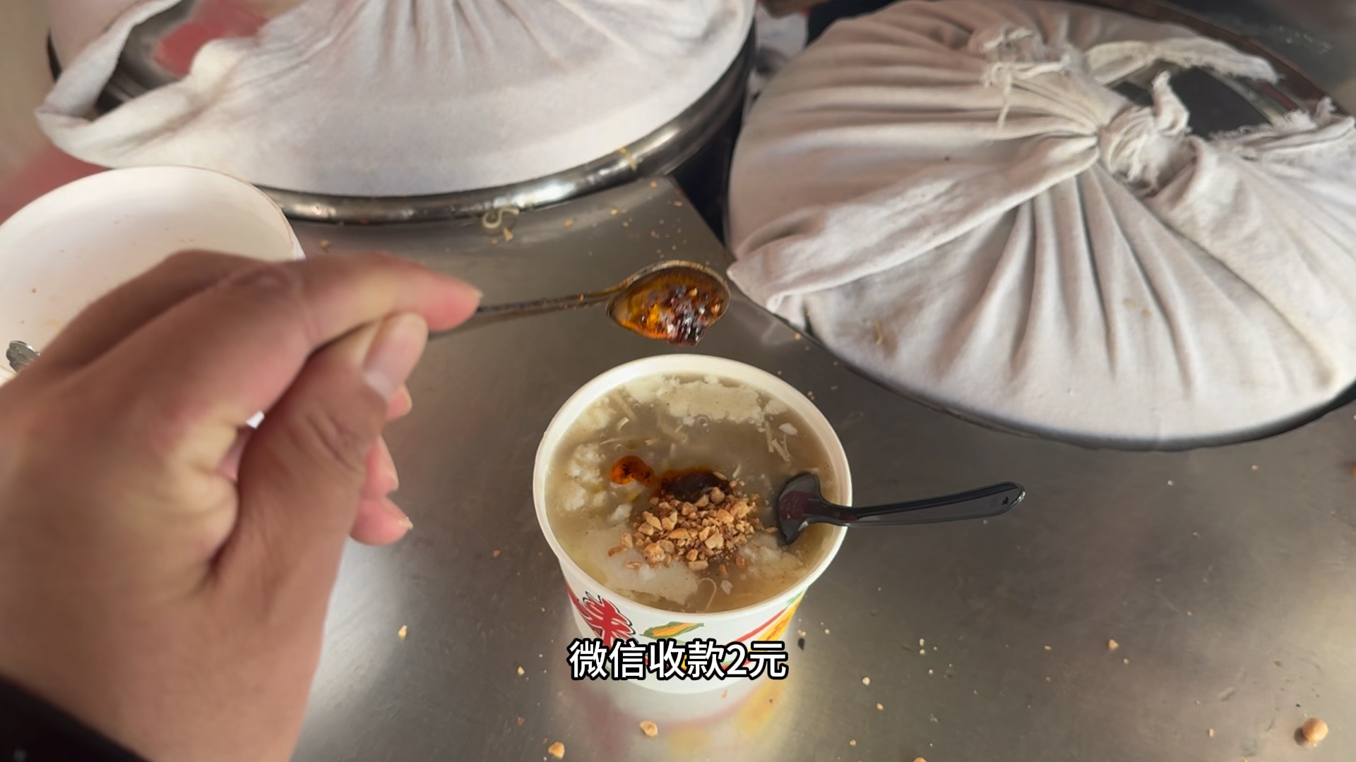 排队也要吃的一家焖锅饼,亳州这家早餐店你来过吗?哔哩哔哩bilibili